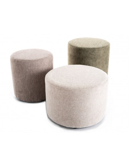 Pufa okrągła Doti C Brego Oliwkowa