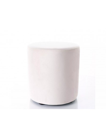 Puf okrągła Doti C Velvet Jasna Beżowa