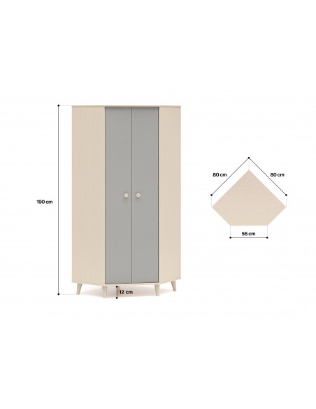 Szafa Narożna Mevel 01