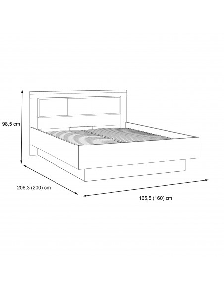 Łóżko sypialniane 160 Dalate