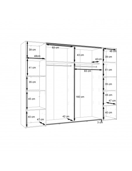 Szafa ubraniowa Dalate