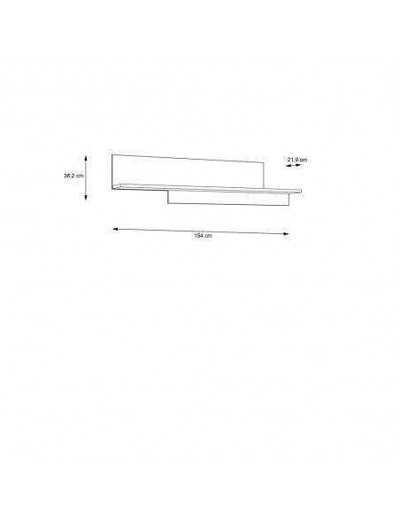 Półka wisząca Hayato