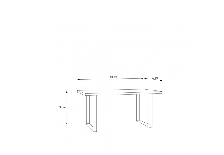 Stół nierozkładany Hayato