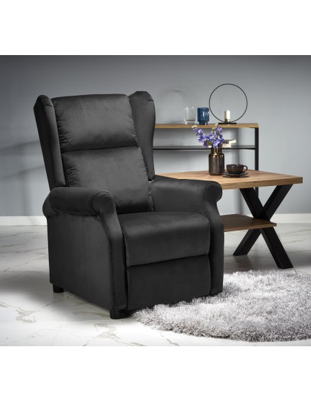 Fotel wypoczynkowy Agustin 2 Czarny