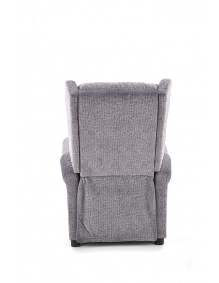 Fotel wypoczynkowy Agustin M Popielaty