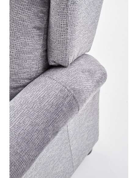 Fotel wypoczynkowy Agustin M Popielaty