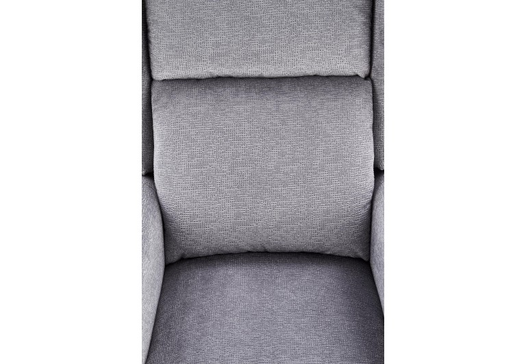 Fotel wypoczynkowy Agustin M Popielaty