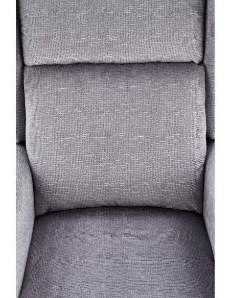 Fotel wypoczynkowy Agustin M Popielaty