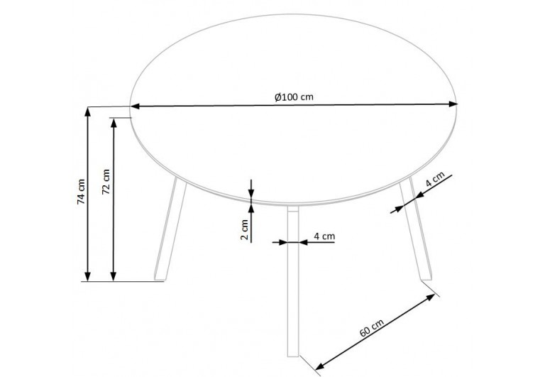 Stół okrągły Balrog