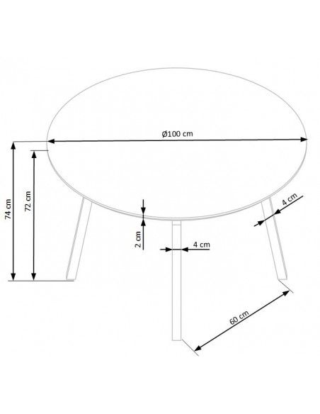 Stół okrągły Balrog