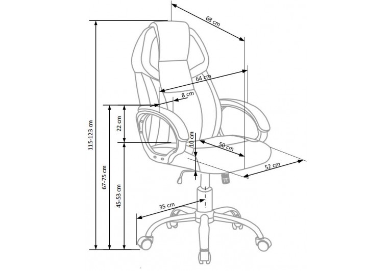 Fotel obrotowy Barton