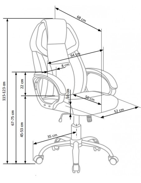 Fotel obrotowy Barton