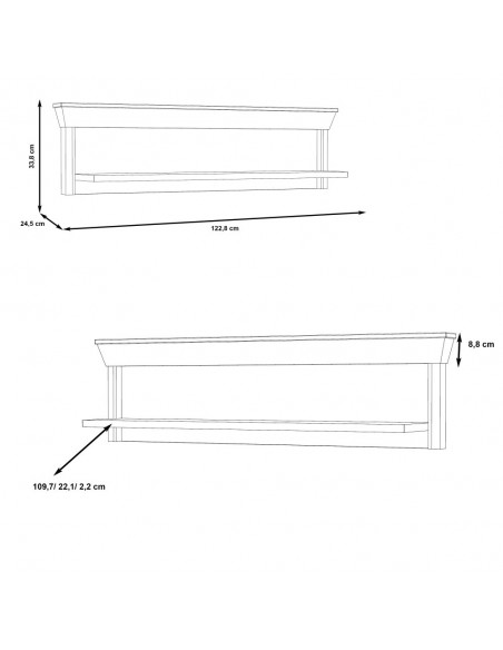 Półka wisząca Kashmir