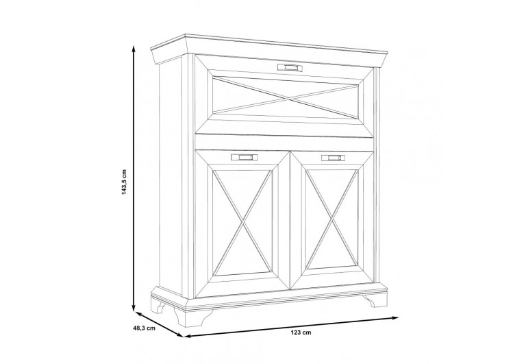 Komoda z barkiem Kashmir