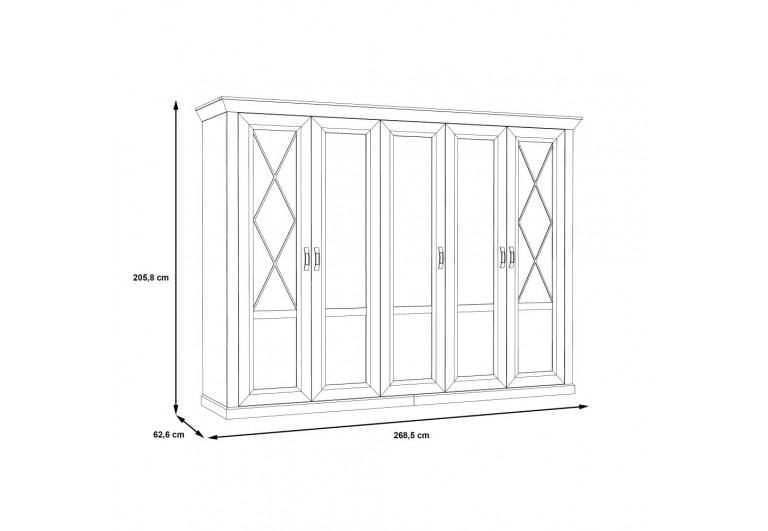 Szafa ubraniowa Kashmir Szafa ubraniowa Kashmir