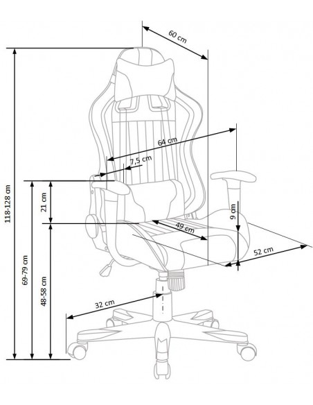 Fotel obrotowy Cayman Fotel obrotowy Cayman