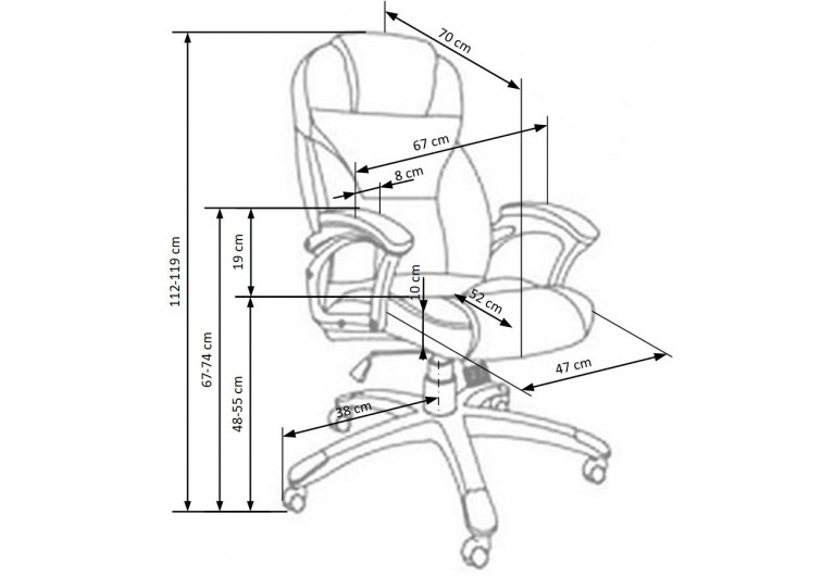 Fotel obrotowy Desmond