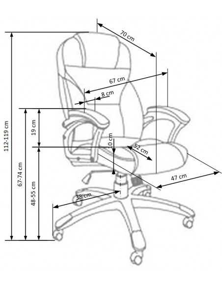 Fotel obrotowy Desmond