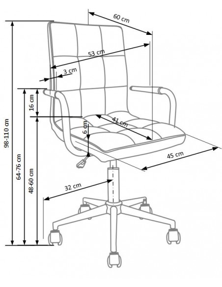 Fotel obrotowy Gonzo 2