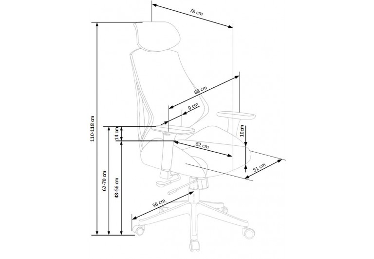 Fotel obrotowy Haselo
