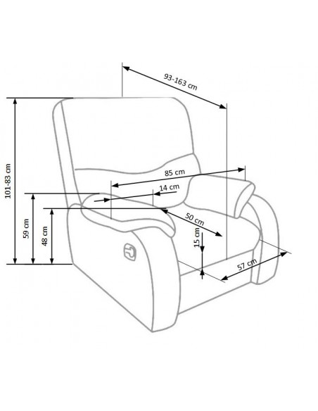 Fotel wypoczynkowy Jeffot